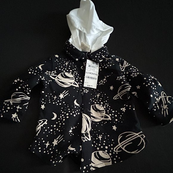 FIRST IMPRESSIONS BOYS DEEP BLACK OUTER SPACE 2-PC SET - Picture 8 of 11